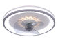 Lumière 60W*2 de 80 Ra Round Ceiling Fan With Dimmable durée de vie de 5 ans