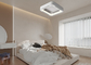 Salon de chambre à coucher aucune lampe électrique de fan de plafond de climatiseur invisible de lampe de fan de plafond de feuille