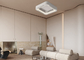 Aucune lampe invisible de fan de plafond de ventilateur électrique de climatiseur de salon de chambre à coucher de ménage de lampe de fan de plafond de feuille