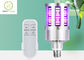Ampoule E27 2 uv-c en aluminium d'air dans 1 lampe germicide menée portative